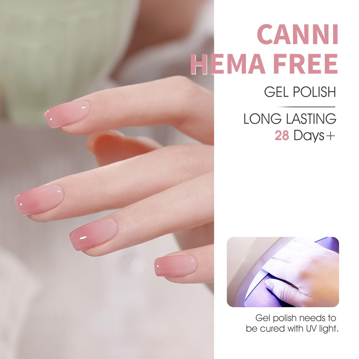CANNI swatch wheel showing buildable jelly coverage and shade differences