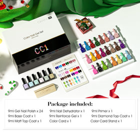 CANNI swatch palette on hand showing color variety benefit