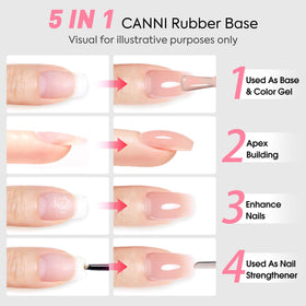 CANNI shade swatches on fan display for easy color selection benefit