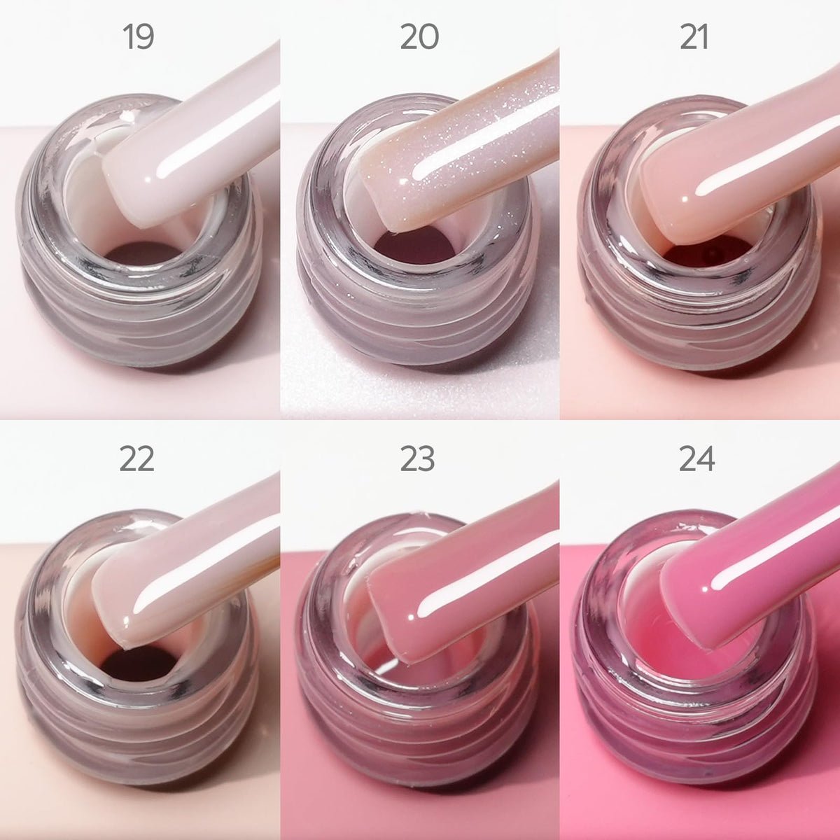 CANNI texture brush stroke showing self-leveling gel consistency and smooth finish benefit