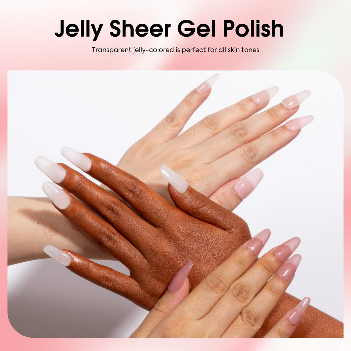 CANNI clear drop of jelly gel texture showing smooth glossy consistency