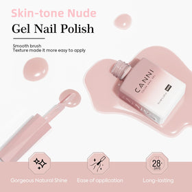 CANNI polish texture swatch showing creamy pigment and even coverage benefit