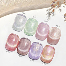 CANNI textured polish swatches on color fan, accurate color preview benefit