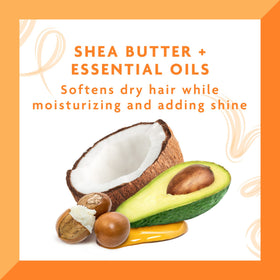 Cantu applying cream to damp hair for easier styling