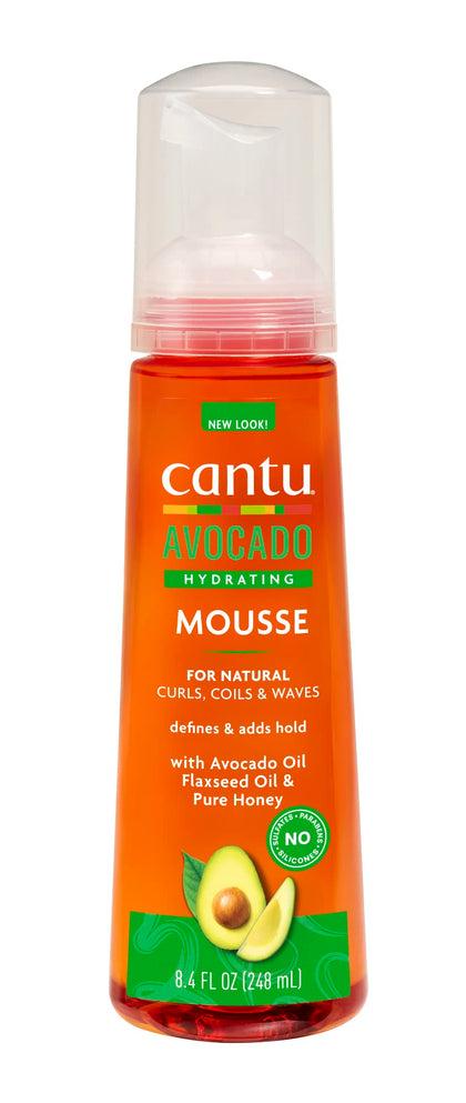 Cantu front packaging shows product label and benefits for defined curls