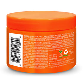 Cantu jars styled on bathroom shelf conveying everyday haircare routine