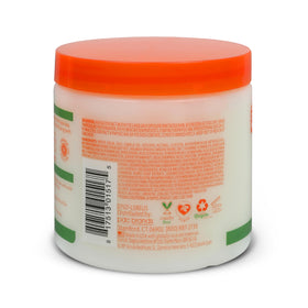 Cantu back label ingredients view highlighting clean formulation benefits