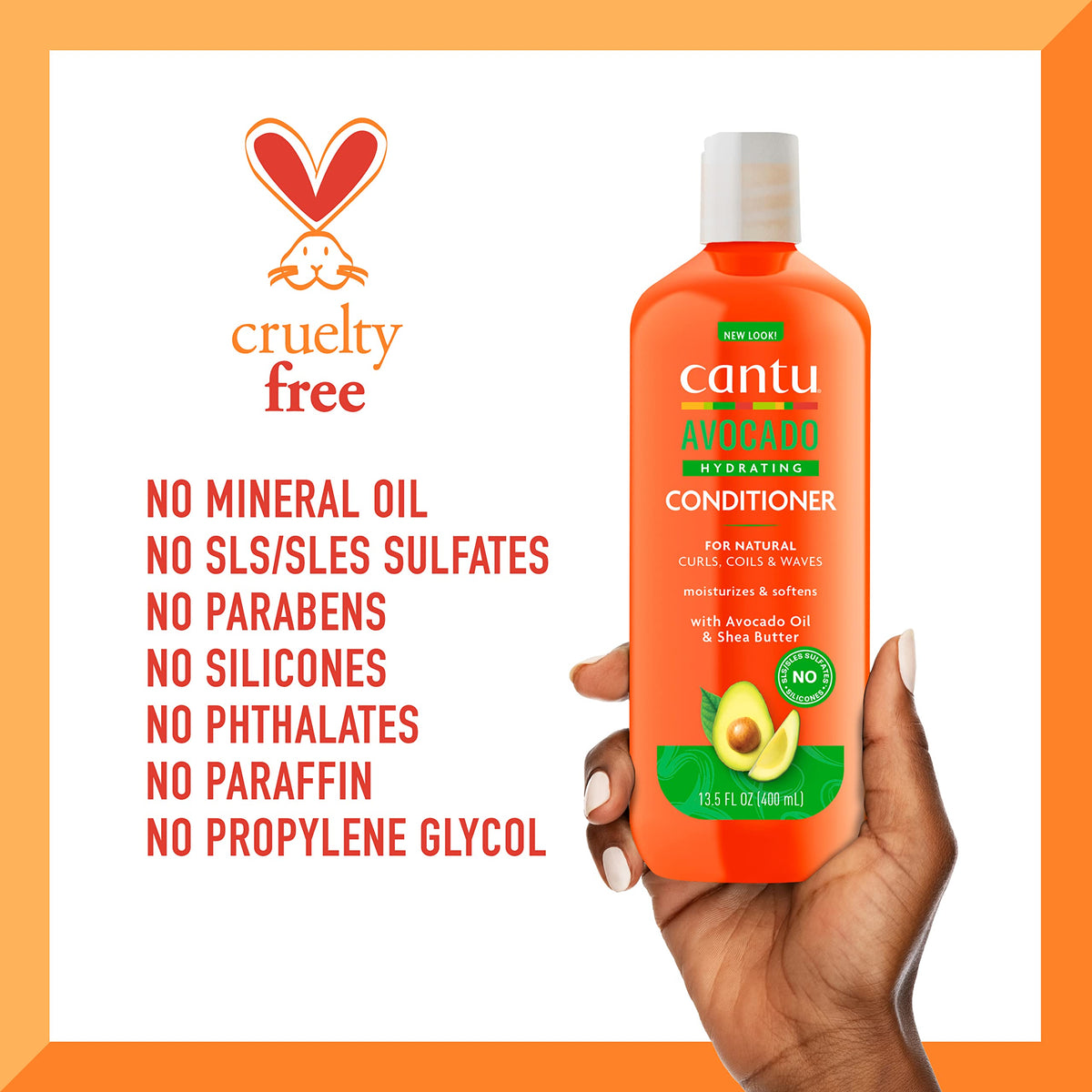 Cantu conditioner placed in bathroom illustrating daily-use convenience