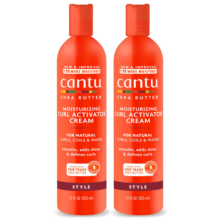 Cantu curl activator front packaging showing product benefits