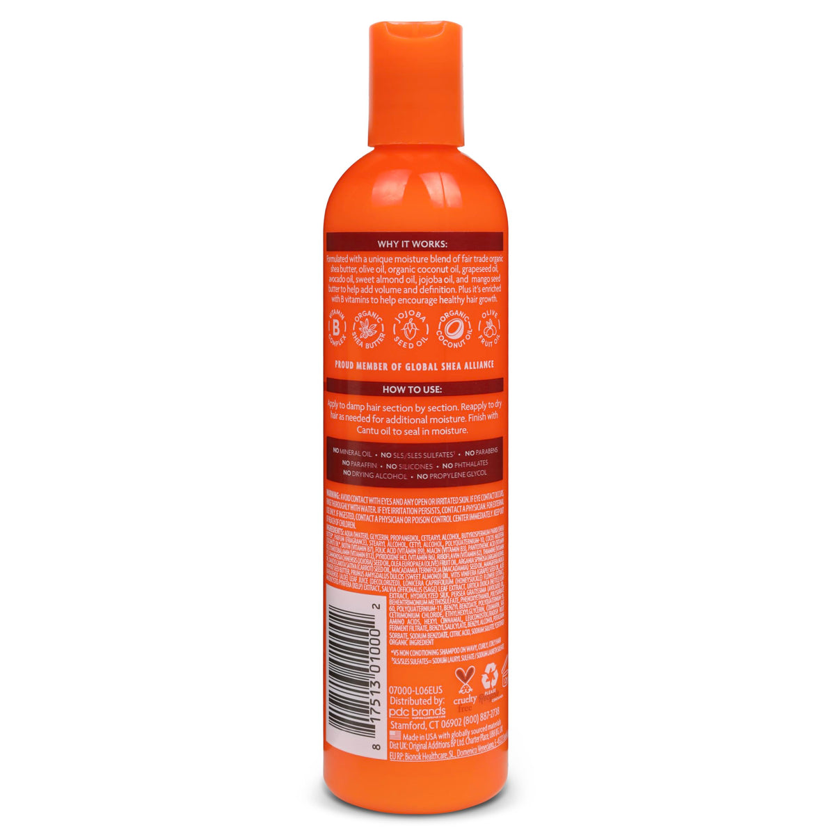 Cantu curl activator cream texture close-up for easy application