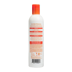 Cantu pump dispensing moisturizer demonstrating texture and easy application