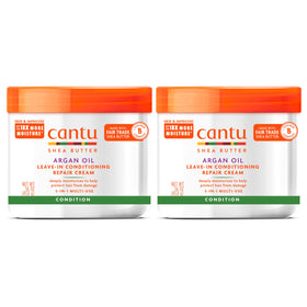 Cantu front jar pack of 2 showing brand and packaging benefits