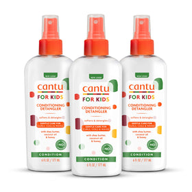 Cantu front packaging showing bottle and easy-spray benefit
