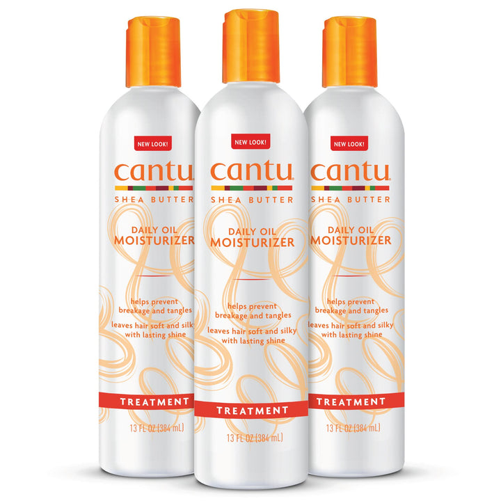 Cantu front packaging showing product and benefits for glossy hair