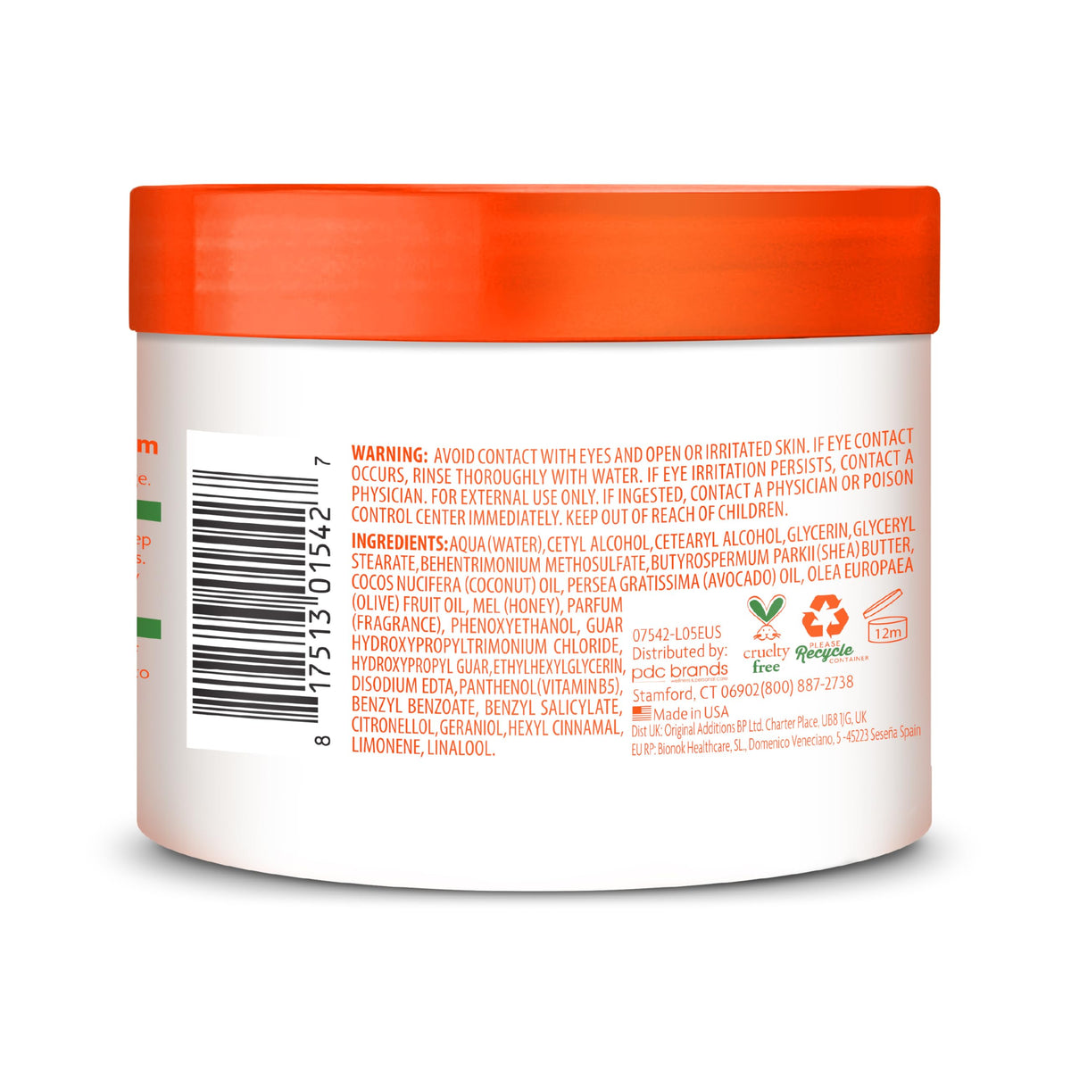 Cantu shea butter ingredient close-up highlighting deep nourishment