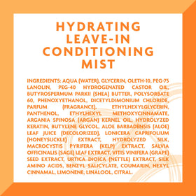 Cantu shea castor argan ingredient display highlighting natural moisturizing benefit