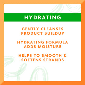 Cantu bottle pump and label close-up highlighting ingredients and easy dispensing