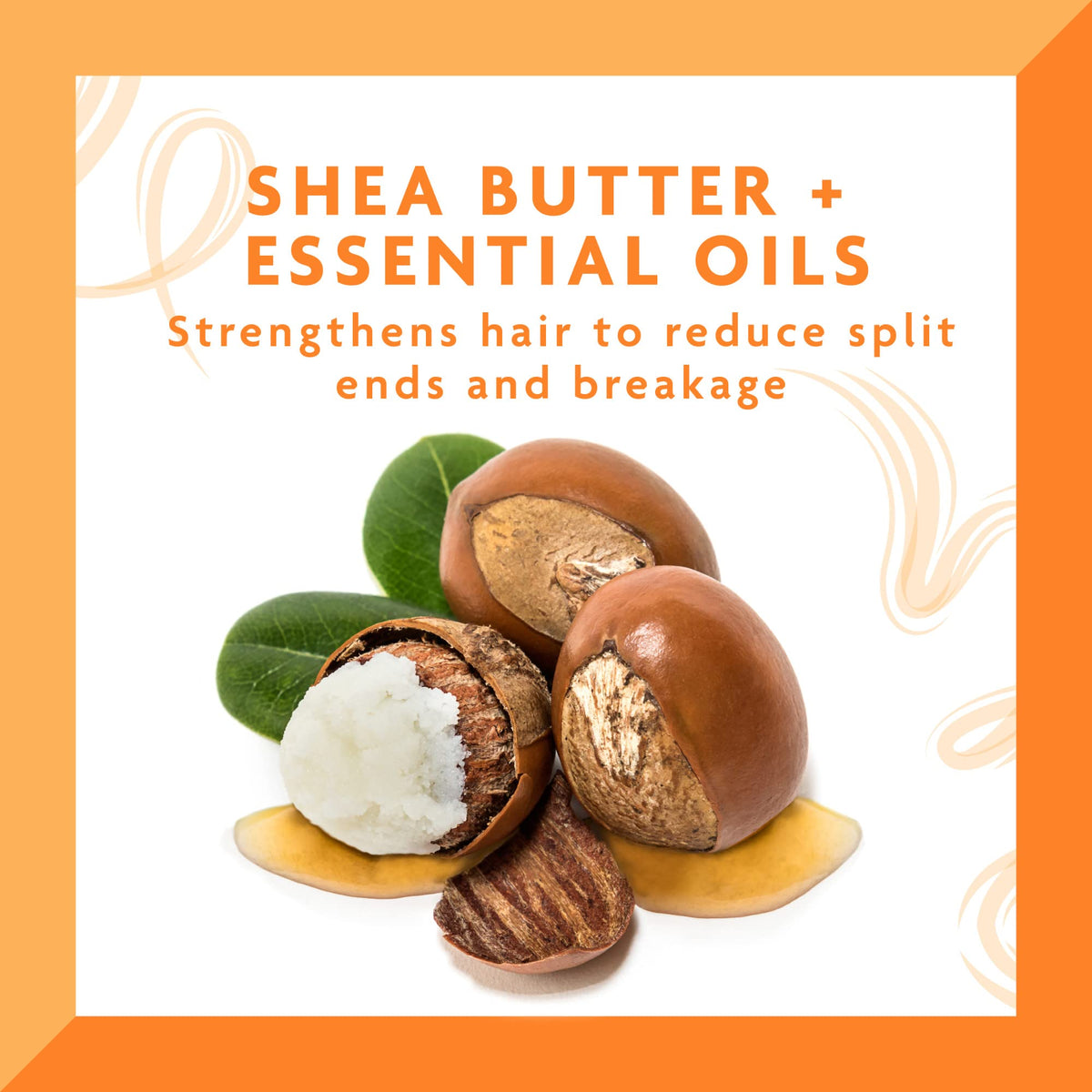 Cantu oil texture poured into hand demonstrating lightweight absorption