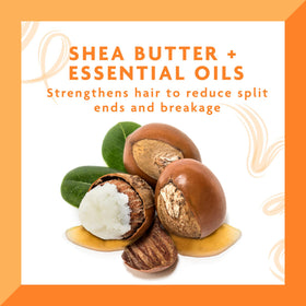 Cantu oil texture poured into hand demonstrating lightweight absorption