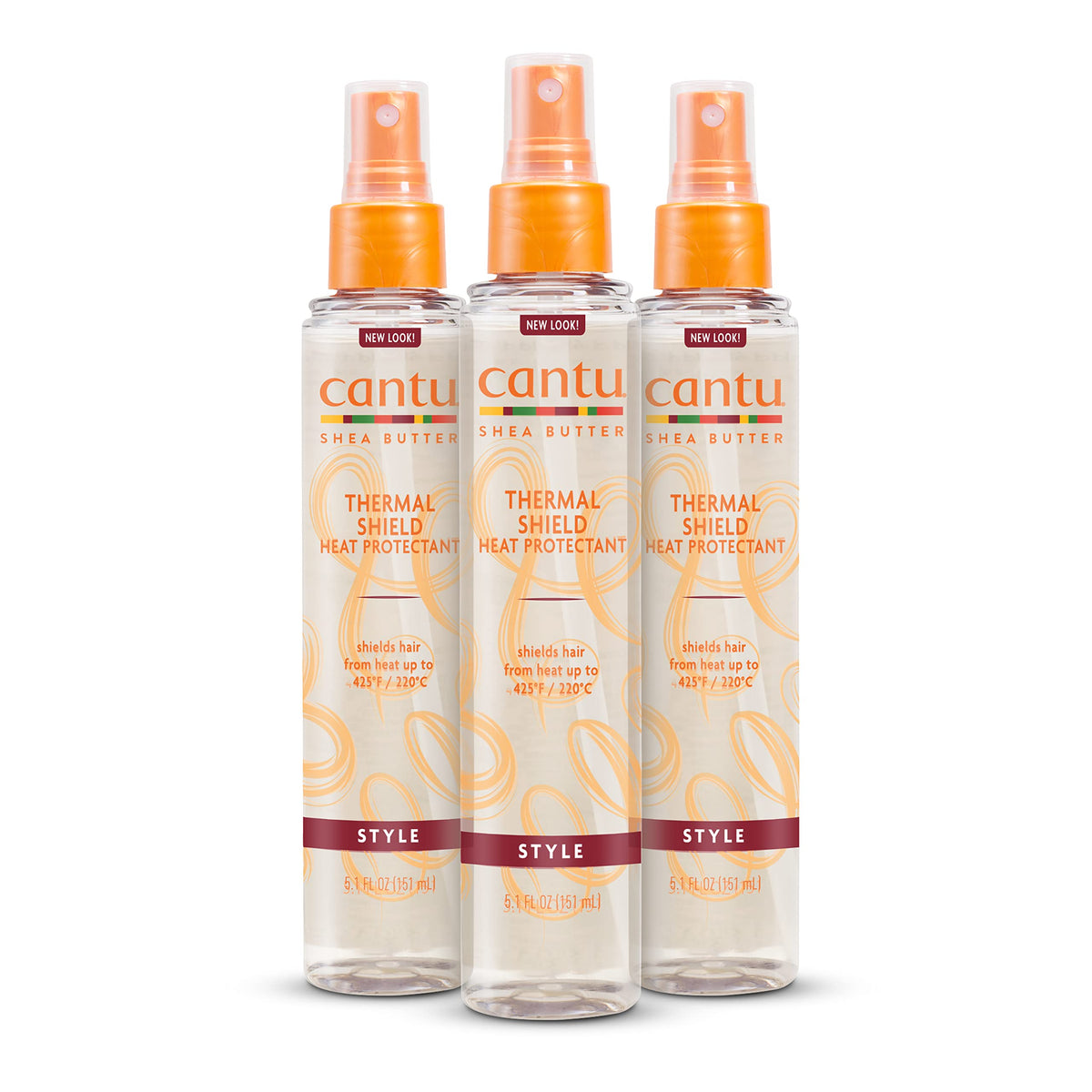 Cantu thermal shield front packaging showing product benefits and size