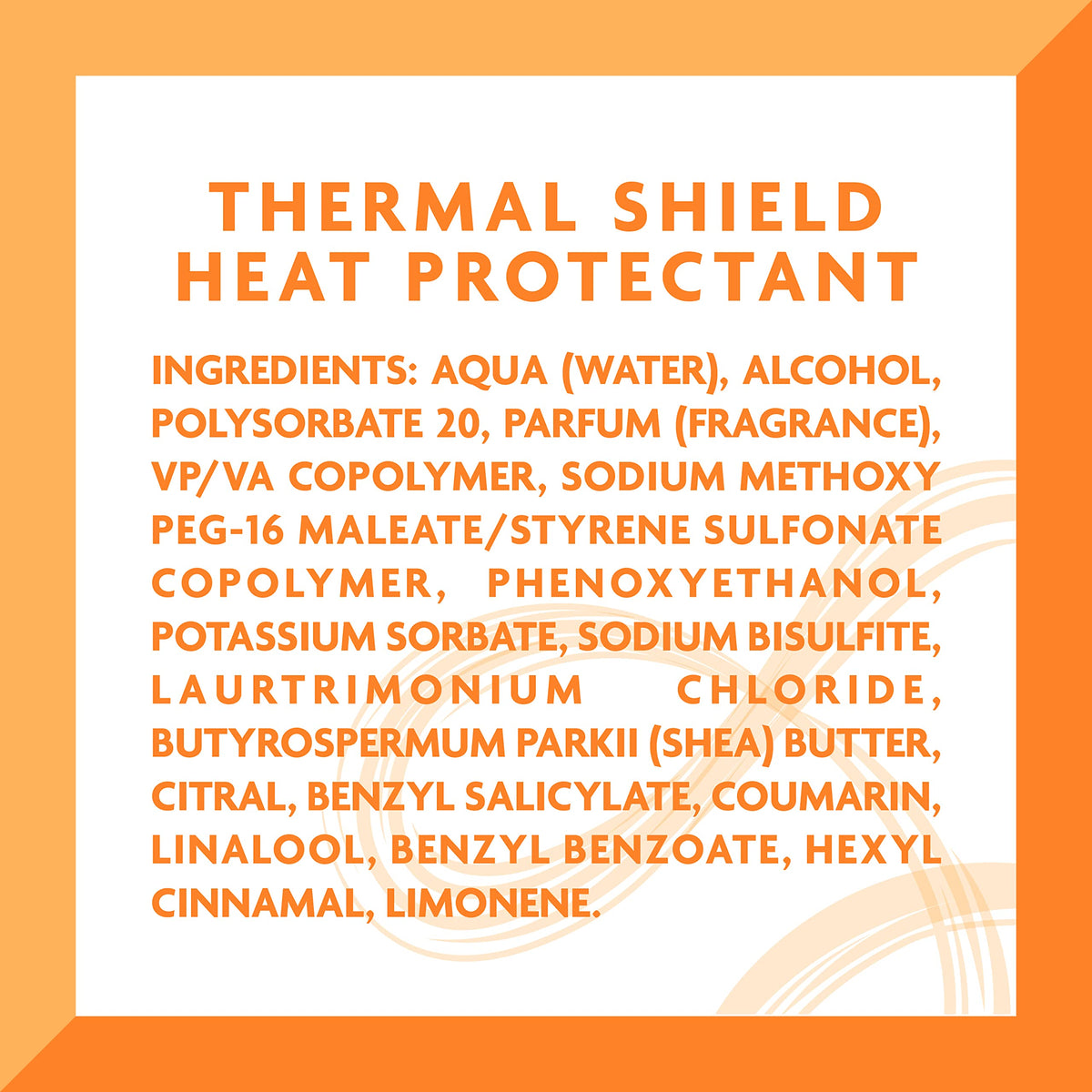 Cantu thermal shield before and after on hair showing smoother results