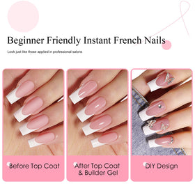 CANVALITE close detail of white smile line displaying crisp French tip precision