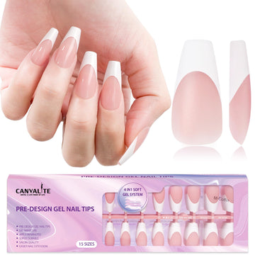 CANVALITE front packaging showing 300-piece French tip set and quick results