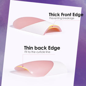 CANVALITE nails in wedding setting highlighting elegant look for special occasions