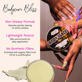 Canvas Beauty application on arm showing smooth absorption and hydrated finish