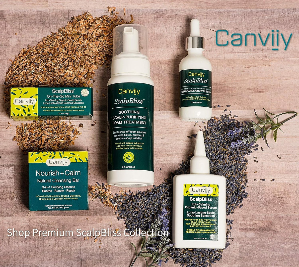 Canviiy bottle in hand showing compact size and convenient travel benefit