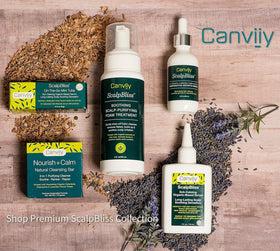Canviiy bottle in hand showing compact size and convenient travel benefit
