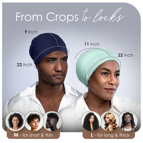 CAPLORD bonnet worn discreetly under a helmet to protect hair from abrasion