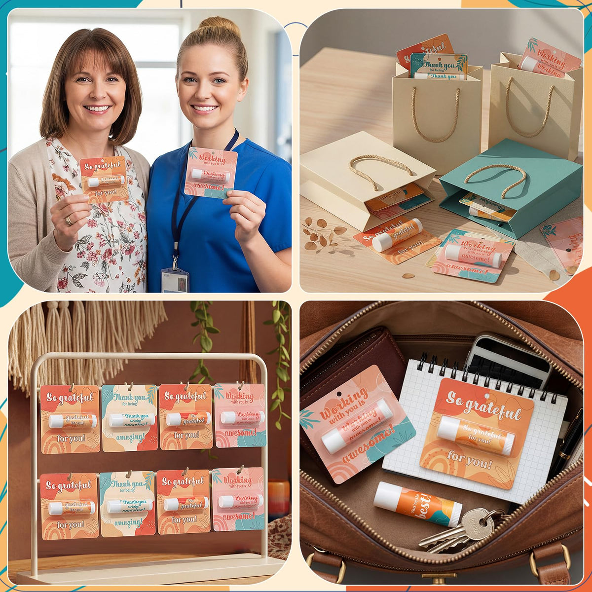 Capoda lip balm used in classroom setting, teacher gift that feels thoughtful