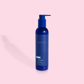 Capri Blue serum on bathroom shelf in lifestyle setting for daily routine