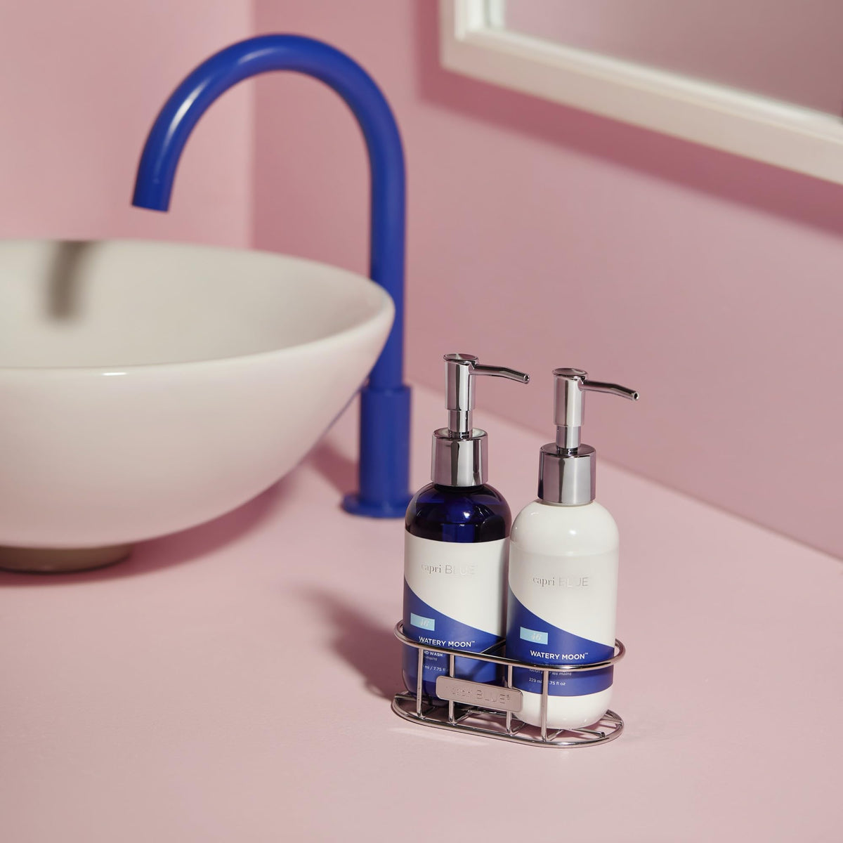 Capri Blue close-up lotion texture shows creamy absorbent finish