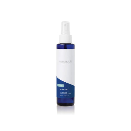 Capri Blue front packaging showing bottle and Volcano scent benefits