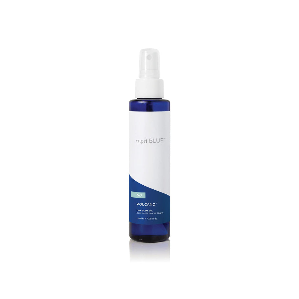 Capri Blue front packaging showing bottle and Volcano scent benefits