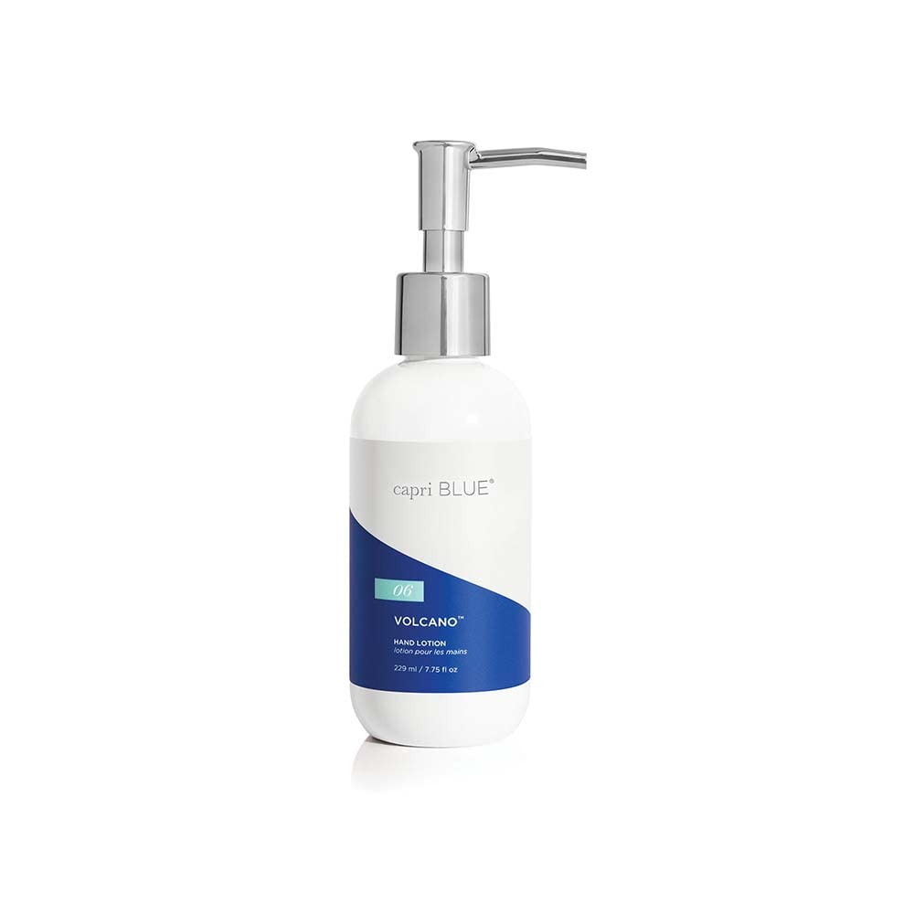 Capri Blue front pump bottle shown on counter adds stylish hydration