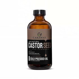 CARAWAY glass bottle front view highlighting artisanal purity