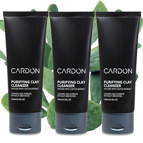 Cardon front packaging showing three tubes and clear product benefit