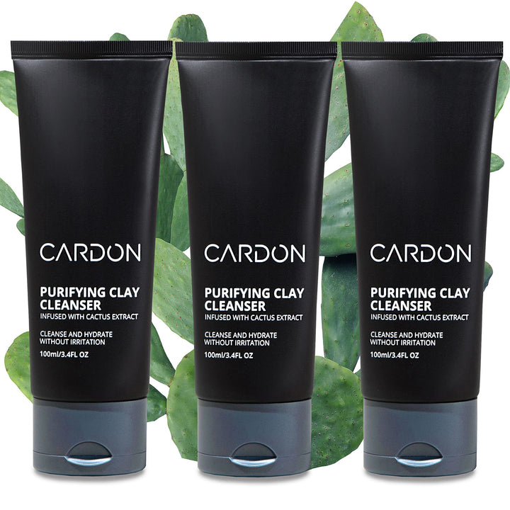 Cardon front packaging showing three tubes and clear product benefit