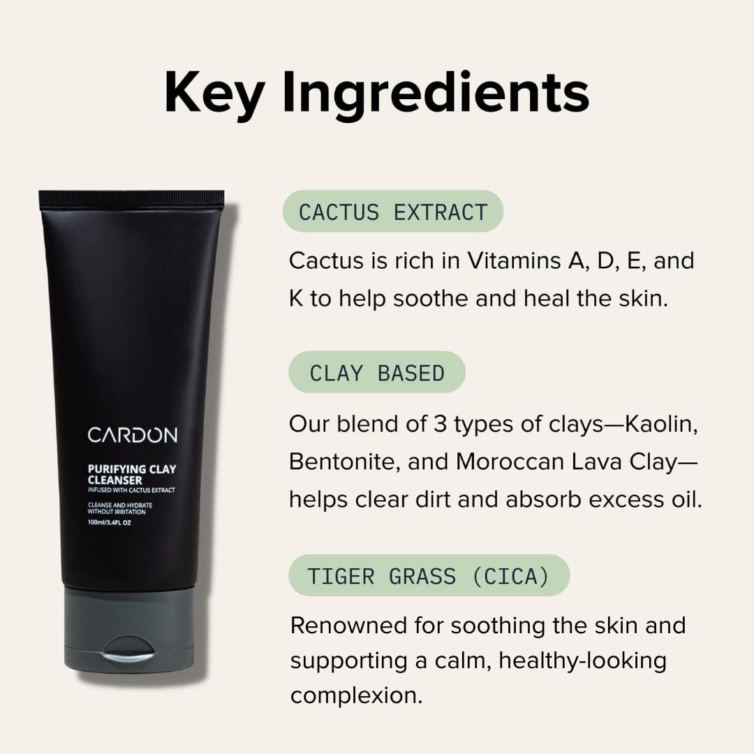 Cardon face wash foaming in hand demonstrating effective lather