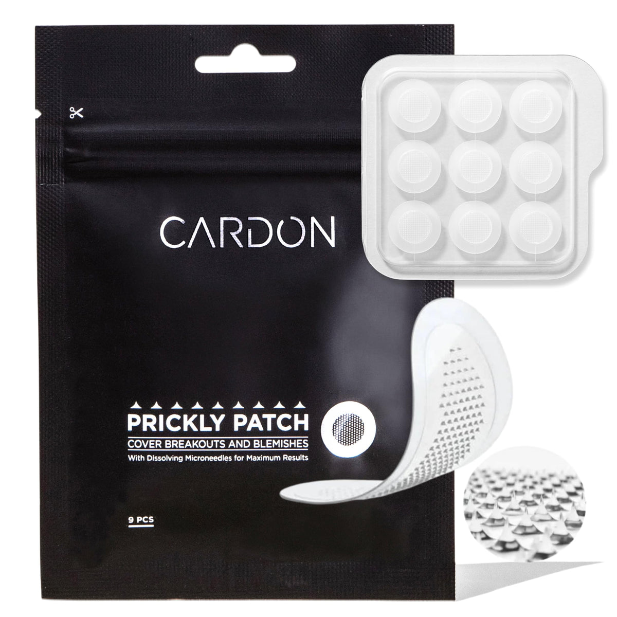 Cardon front packaging showing product name and 9-count benefit