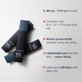 Cardon cactus extract bottle highlighting natural soothing active