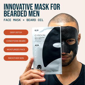 Cardon close-up of charcoal mask texture showing deep-clean action
