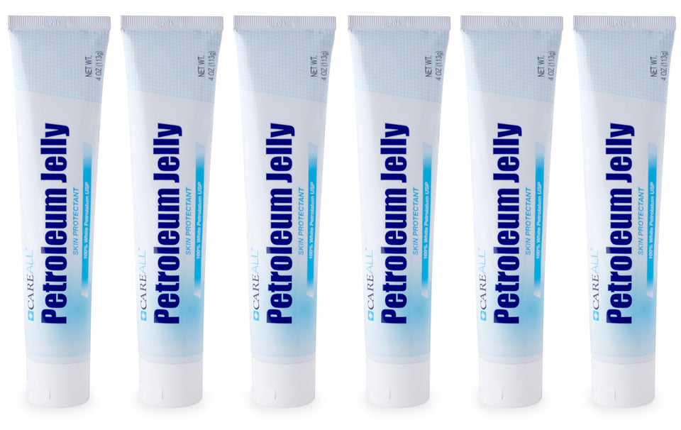CareAll front view of six 4 oz tubes showing pack convenience and portability