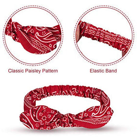 Carede headband worn during yoga to keep hair back and absorb sweat