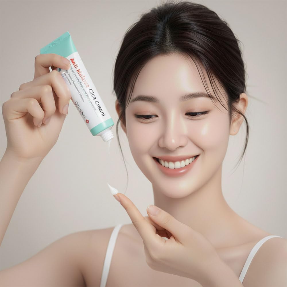CARE:NEL ingredient label highlighting 5% niacinamide concentration for brightening