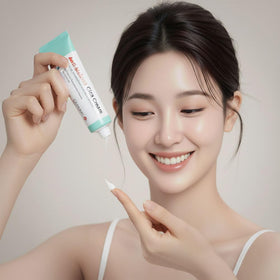 CARE:NEL ingredient label highlighting 5% niacinamide concentration for brightening