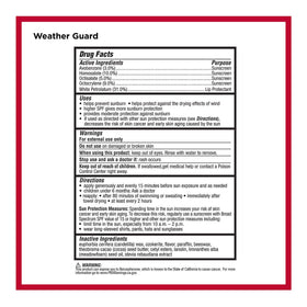 Carmex lifestyle image of stick applied outdoors for sun and weather protection